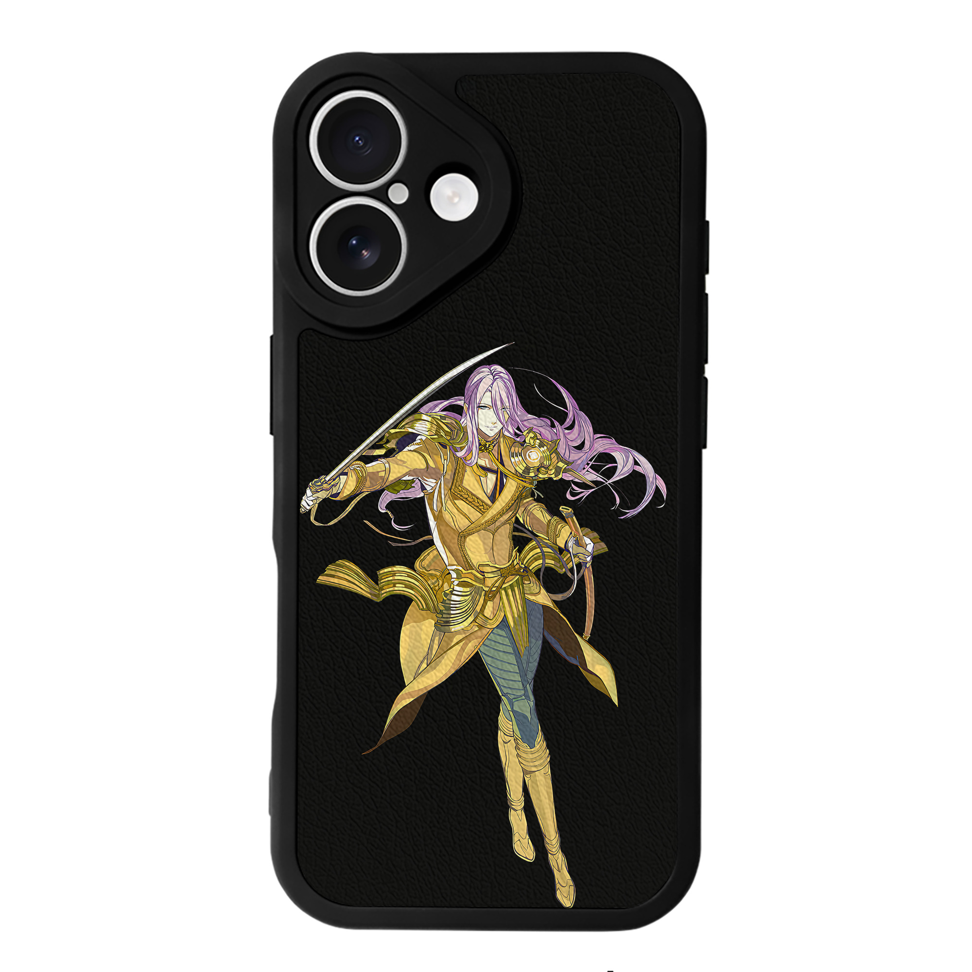 （画像用） 刀剣乱舞 Touken Ranbu 【iPhone 16シリーズ対応】シリコンスマホケース（レザー調） 材質：シリコン